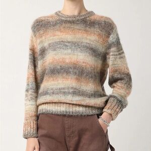 Corridor Space Dye Mohair Crewneck • Size S • Natural • Unisex